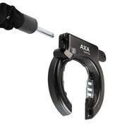 Axa Solid Plus ringslot plug-in art 2 met stevig metalen behuizing en sleutel, voor extra beveiliging van uw fiets of scooter.