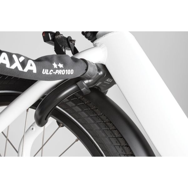 Zwarte Axa Imenso X-Large ringslot van 92 mm met ART 2 keurmerk, zichtbaar op de afbeelding.