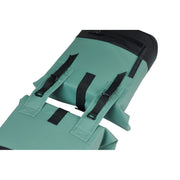 Basil Cove dubbele fietstas 28-32 liter, universeel voor fietsbrug, gemaakt van gerecycled PET, zwart met reflecterende details