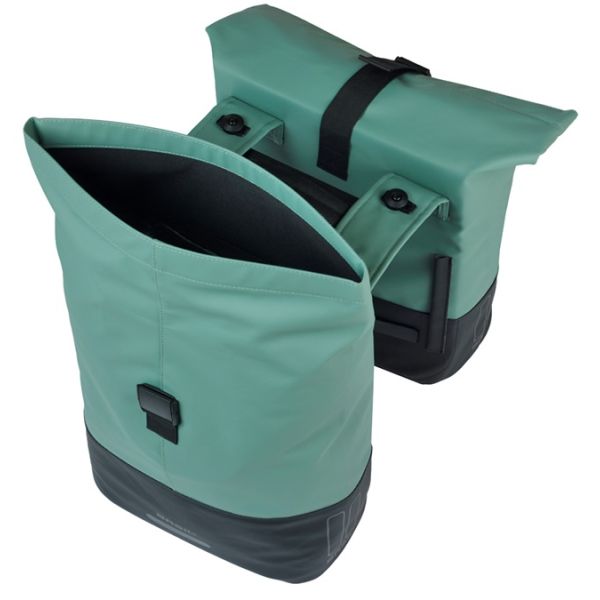 Basil Dubbele Fietstas Cove MIK 28-32L 14 x 29 x 36 cm - Le Coq Wielerartikelen