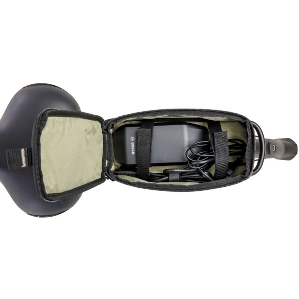 Zwarte New Looxs Sports Trunkbag Lock Mik 2.0 bagagedragertas met 4,5 liter inhoud, zichtbaar op de afbeelding.