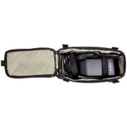 Zwarte New Looxs sports bagagedragertas met MIK 2.0 slot voor fiets, 4,5 liter inhoud, geschikt voor bagagedrager.