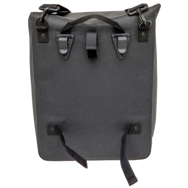 Enkele fietstas van New Looxs Hamar Single in anthraciet, 19 liter, met afmetingen 32x16x40 cm, geschikt voor fietsgebruik.