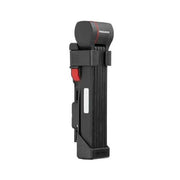 Trelock Vouwslot FS 480 Cops ZF 480 X-Move, stevig fietsslot met vouwmechanisme en beveiligingslabel, zwart kleur.