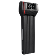 Zwart Trelock vouwslot FS280 Two-Go Code X-Move 100cm met cijferslot en stevige metalen beugel voor fietsbeveiliging