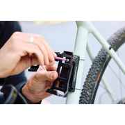Zwart Trelock vouwslot FS280 Two-Go Code X-Move 100cm, stevig fietsslot met cijferslot en compacte vouwconstructie.