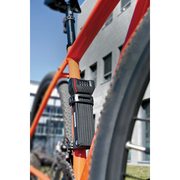 Zwart Trelock vouwslot FS280 Two-Go Code X-Move 100cm met code voor fietsbeveiliging, zichtbaar in de afbeelding