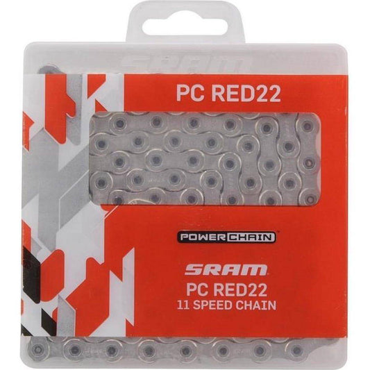 Ketting Sram Pcred 11V 11/128 Hollowpin Zilver 114 Schakels - Le Coq Wielerartikelen