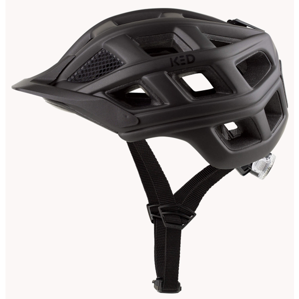 Lichtgewicht Ked E-Bike helm met 23 ventilatieopeningen en reflecterend licht, geschikt voor veilig fietsen.