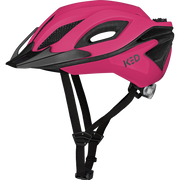 KED Spiri Ii Trend fietshelm met K-Fit pasvorm en geïntegreerd LED achterlicht, geschikt voor veilig fietsen.