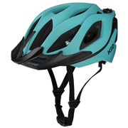 KED Spiri II Trend fietshelm met K-Fit systeem en geïntegreerd LED achterlicht, zwart met grijze details.