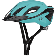 KED Spiri II Trend fietshelm met K-Fit en geïntegreerd LED achterlicht, zwart met verstelbare band en ventilatiegaten