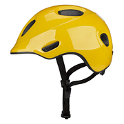 KED Meggy Spark kinderfietshelm in-mold, Duits ontwerp, kleurrijk met ventilatieopeningen, geschikt voor jonge fietsers.