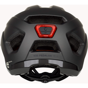 KED Pedalon e-bike helm met geïntegreerd achterlicht en ventilatiegaten, veilig en comfortabel voor fietsers.