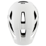 KED Embrace E-bike helm met vizier, zwarte fietshelm met verstelbare pasvorm en ventilatie voor veilig fietsen.