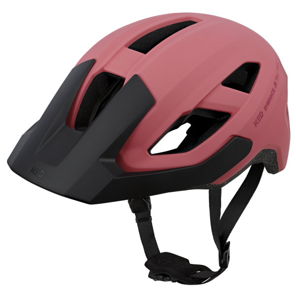 Ked Embrace Jr kinderfietshelm in mold met vizier, S-M maat (52-58 cm), met verstelbare band en ventilatieopeningen