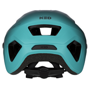 KED Embrace Jr kind fietshelm Inmold met vizier, maat S-M (52-58 cm), veilige en lichte kinderhelm in zwart en groen