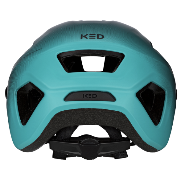 Ked Embrace Jr kinderfietshelm in mold met vizier, verstelbare veiligheid, maat S-M (52-58 cm), voor jonge fietsers