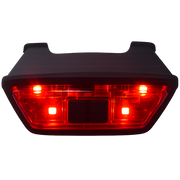 KED Embrace achterlicht voor MTB helm, USB oplaadbaar, IP44 waterdicht, helder rood licht, bevestiging op fietshelm