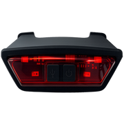 KED Embrace achterlicht voor MTB helm, USB oplaadbaar, IP44 waterdicht, bevestigd op helm, veiligheidsverlichting voor mountainbiken