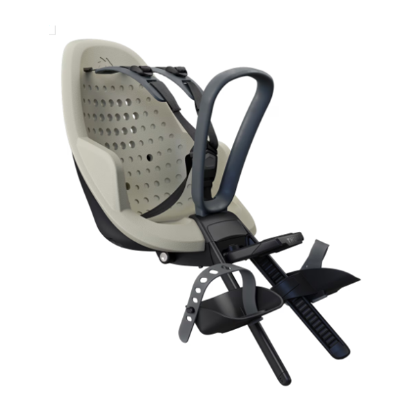 Thule Yepp 2 Mini fietszitje met schokabsorberend schuim voor kinderfiets, compacte en comfortabele kinderzitje voor op de fiets