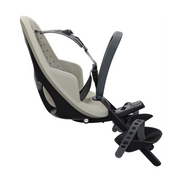Thule Yepp 2 Mini fietsstoeltje met schokabsorberend schuim voor kinderen, zwart kleur, bevestiging voor kinderfiets