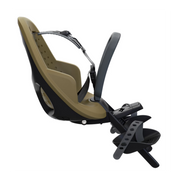 Kinderfietsstoeltje Thule Yepp 2 Mini met schokabsorberend schuim voor comfortabel zitten.
