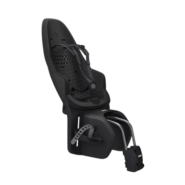 Thule Yepp 2 Maxi framebevestiging voor achterfietsstoeltje met quick release, geschikt voor kinderzitje op fiets.