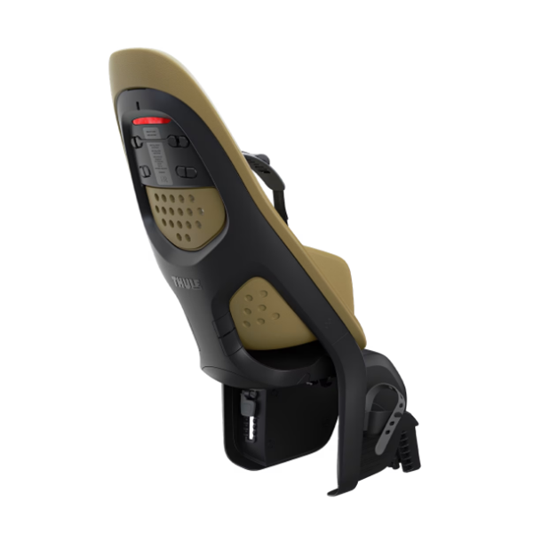 Thule Yepp 2 Maxi achterfietsstoeltje met quick release bevestiging voor frame, geschikt voor kinderzitje op de fiets