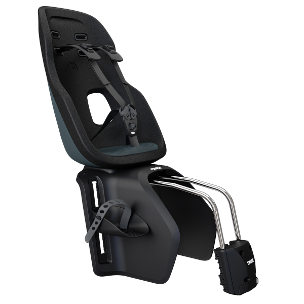 Thule Yepp Nexxt 2 Maxi achterzitje voor fiets, frame-montage, kindvriendelijk en stevig achterop de fiets.