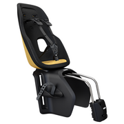 Kinderfiets achterzitje Thule Yepp Nexxt 2 Maxi voor frame montage, veilig en comfortabel voor jonge fietsers.