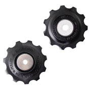 Shimano Ultegra RD-6700 derailleurwieltje voor 9/10 snelheden, close-up van het kleine derailleurwieltje.