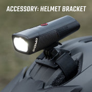 Sigma Koplamp Buster USB helmlamp met verstelbare band en heldere LED-verlichting voor veilig fietsen in het donker