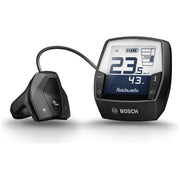 Bosch Intuvia display in zwart, zichtbaar met bedieningsknoppen en scherm, voor elektrische fietsen.