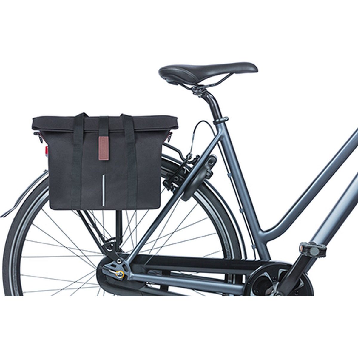 Basil City Mik Fietstas 8-11 Liter Zwart Waterafstotend