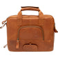 Sacoche de vélo New Looxs Cali 17 litres, 40 x 15 x 31 cm, en cuir de luxe, couleur cognac