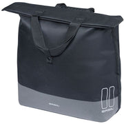 Basil Mara Evo 17-19 liter fietstas enkel met MIK hooks, waterbestendige Basil fietstassen voor fietsers