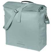Basil Urban Load Pro 19-24 liter fietstas met MIK-haken, enkel, zwart en waterdicht, geschikt voor stadsfietsen.