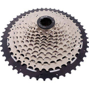 Edge Cassette Csm9012 12-speed zilver en zwart, hyperglide-compatibele cassette voor racefietsen en mountainbikes