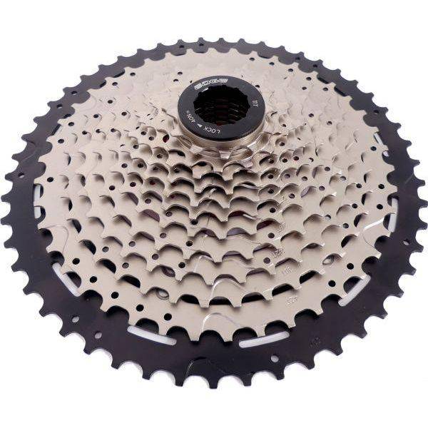Edge Cassette 12 Speed Csm9012 - Zilver/Zwart - Le Coq Wielerartikelen