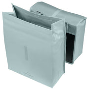 Basil Urban Load Pro dubbele fietstas met 50-64 liter inhoud, bevestiging voor fiets, zwart en robuust ontwerp