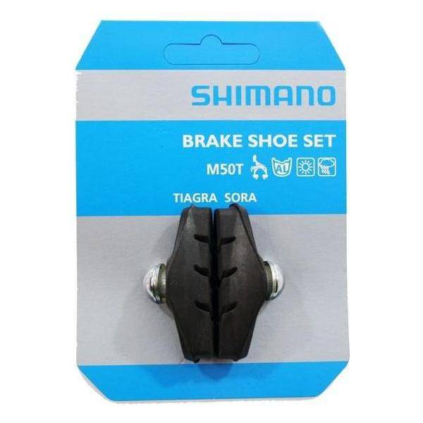 Shimano M50T velgremblokset voor Race Sora, Tiagra en 105, set van 14 remblokjes voor fietsremmen