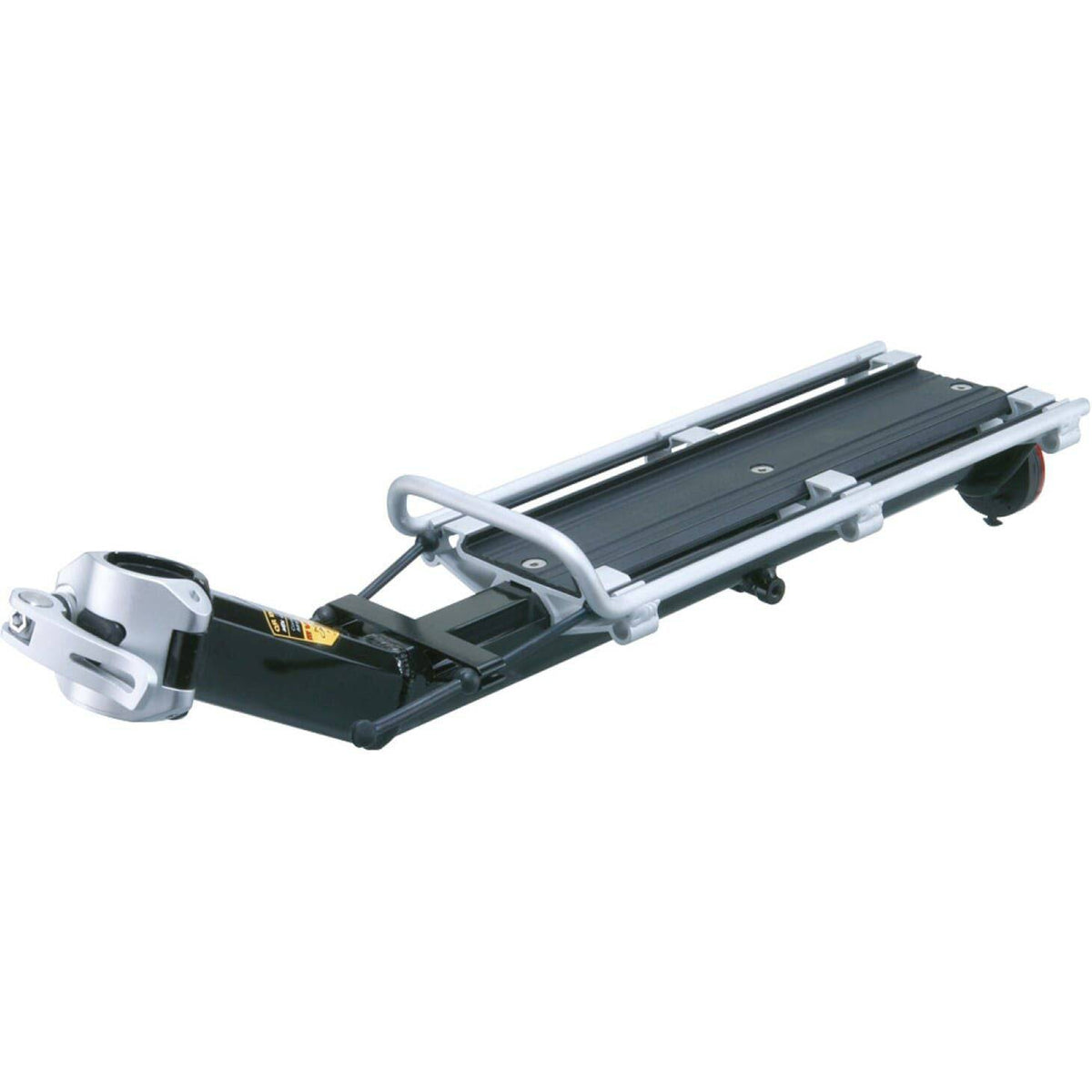 Topeak Beamrack Mtx V Type achterdrager voor bagage, zwart metalen frame met bevestigingspunten voor fietsaccessoires