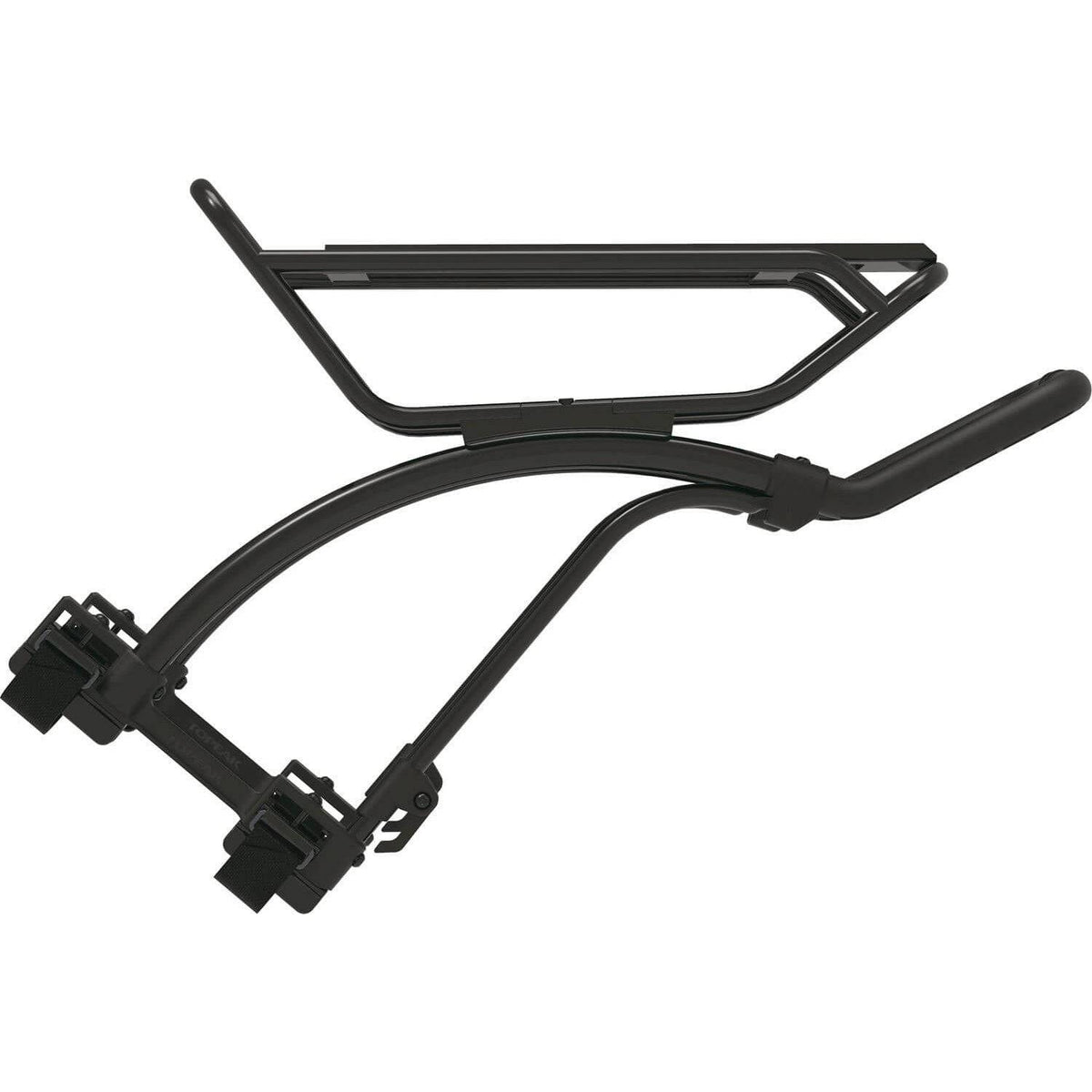 Topeak Tetrarack M2 Max MTB achterdrager met max draagvermogen van 12 kg, geschikt voor fietsen, zwart en robuust.