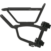 Topeak Voordrager Road Tetrarack R1 voor fiets, stevig voordragersysteem met zwarte afwerking en montageplaat.