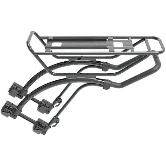 Topeak Tetrarack M2L achterdrager voor MTB, stevig bagagedrager met lage montage voor fietsen, zwart metalen frame.