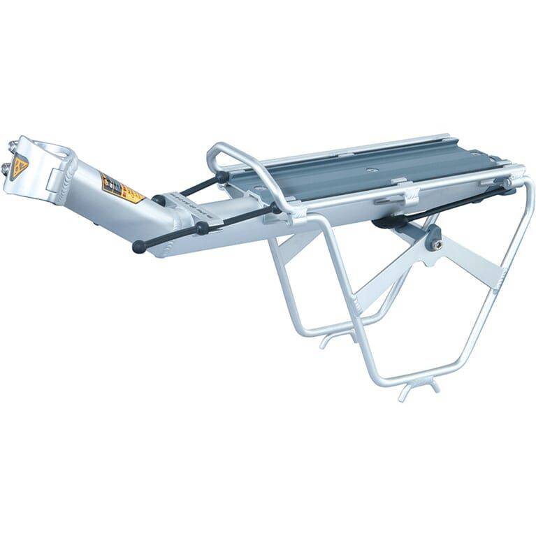 Topeak Rx Beamrack V-Type bagagedrager met bevestigingsbeugels voor fiets, stevig en geschikt voor bagage.