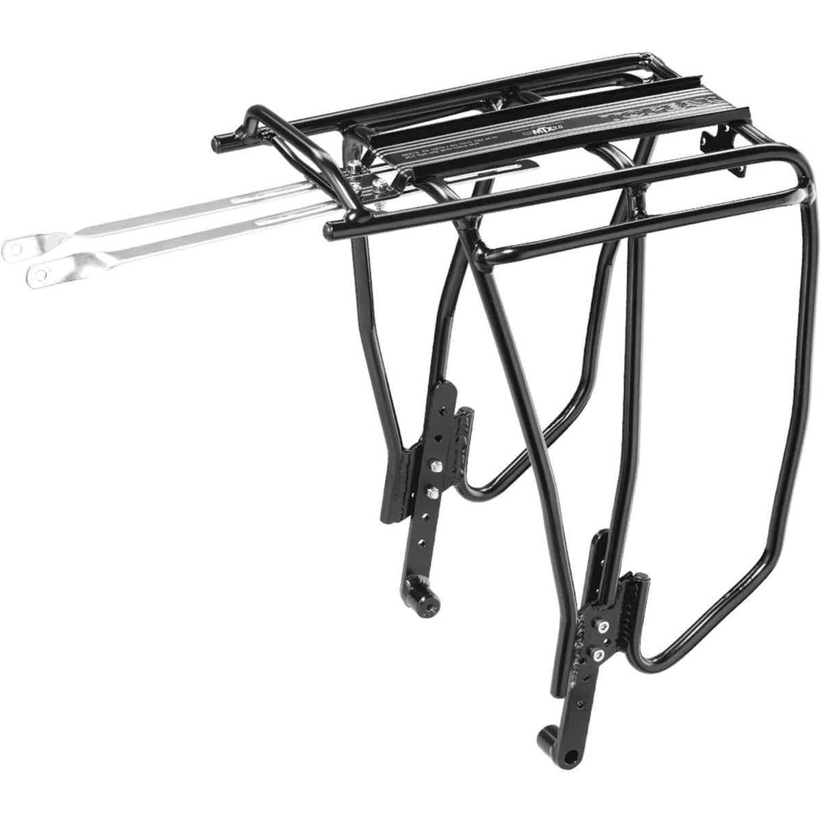 Topeak Uni Super Tourist Fat 2.0 Disc achterdrager voor fiets met bagagedragers en disc remmen, zwart, stevig en duurzaam
