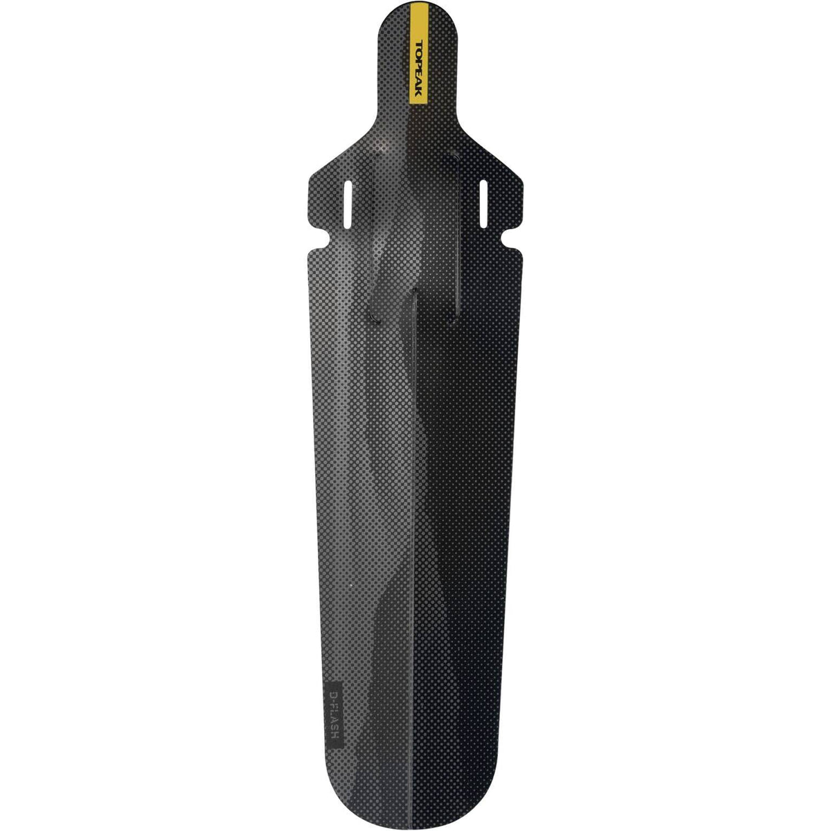 Achterspatbord Topeak D-Flash Express S met stevige zwart kunststof constructie voor fietsbescherming