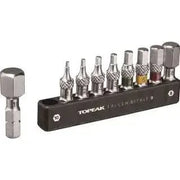 Topeak Inbus lange bitset met 9 inbusschroevendraaiers, geschikt voor precisie- en mechanisch werk